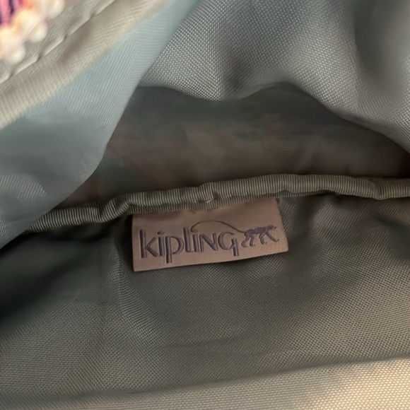 🎉Kipling Seoul XL 17” Laptop BackpackTravel Bag Palm Leaf Pattern Maddie Monkey - Picture 8 of 8